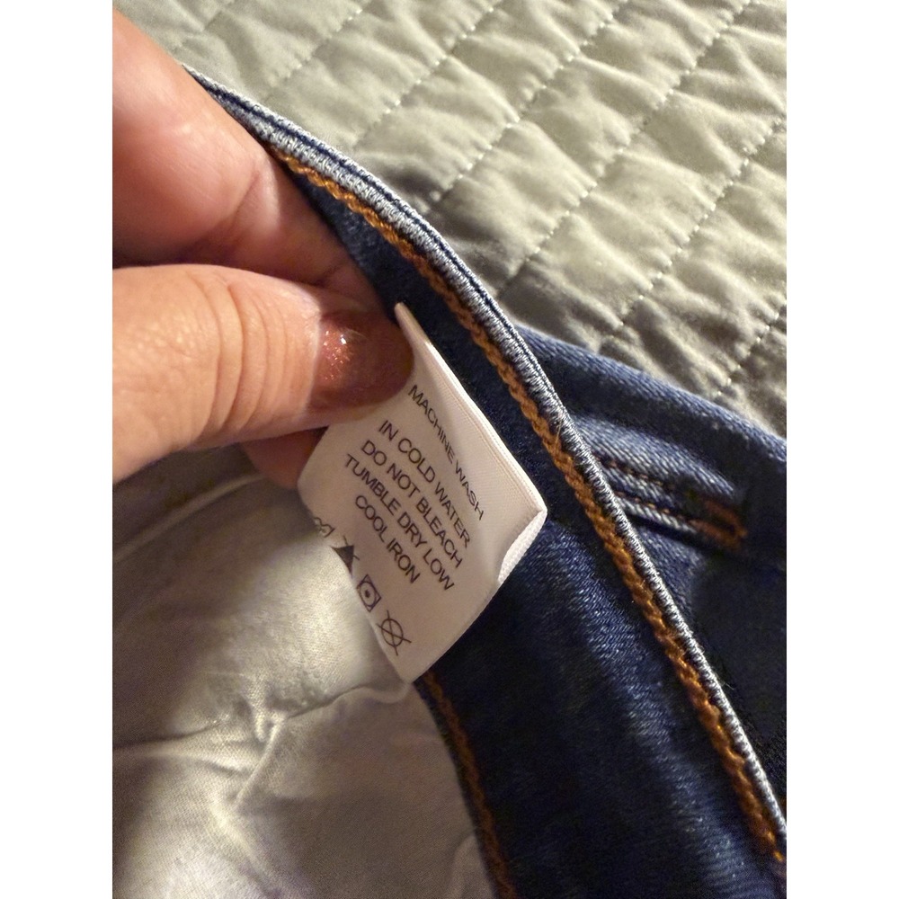 Judy Blue Palazzo Jeans 22W High Rise Wide Leg Stretch Denim Medium Wash - Picture 8 of 12